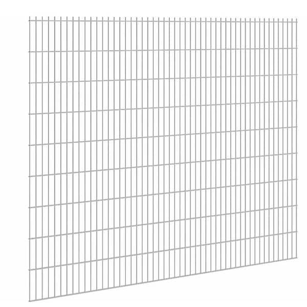 Doppelstabmattenzaun Stärke 6/5/6 Verzinkt 183 x 251 cm