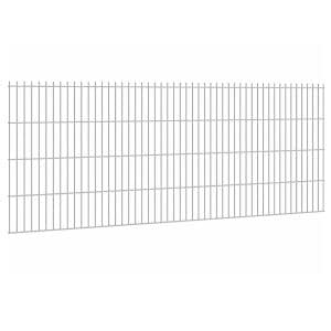 Doppelstabmattenzaun Stärke 6/5/6 Verzinkt 83 x 251 cm