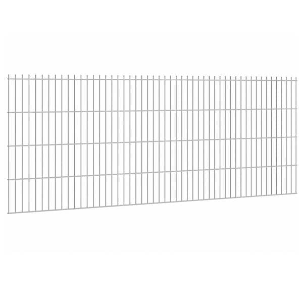 Doppelstabmattenzaun Stärke 6/5/6 Verzinkt 83 x 251 cm