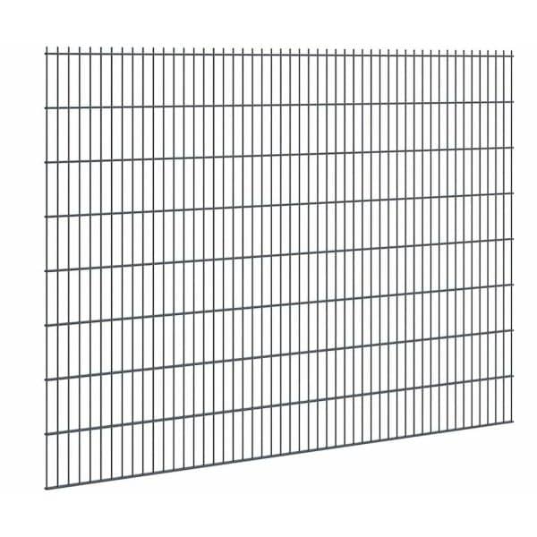 Doppelstabmattenzaun Stärke 8/6/8 Anthrazit 163 x 251 cm