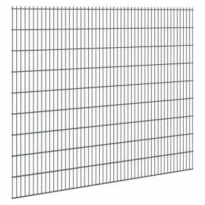 Doppelstabmattenzaun Stärke 8/6/8 Anthrazit 183 x 251 cm