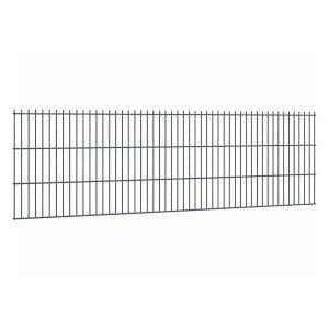 Doppelstabmattenzaun Stärke 8/6/8 Anthrazit 63 x 251 cm