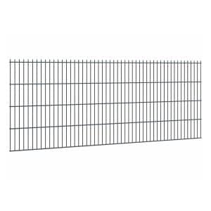 Doppelstabmattenzaun Stärke 8/6/8 Anthrazit 83 x 251 cm