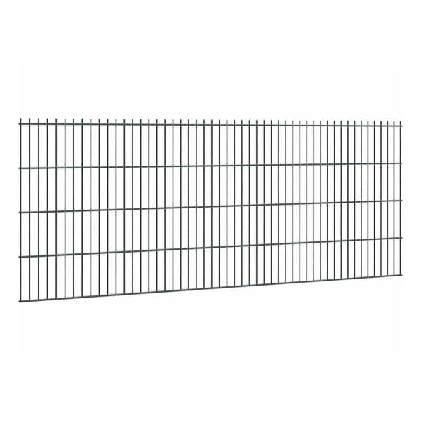 Doppelstabmattenzaun Stärke 8/6/8 Anthrazit 83 x 251 cm