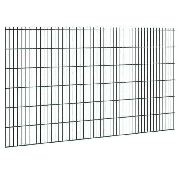 Doppelstabmattenzaun Stärke 8/6/8 Grün 123 x 251 cm