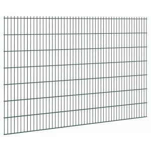Doppelstabmattenzaun Stärke 8/6/8  Grün 143 x 251 cm