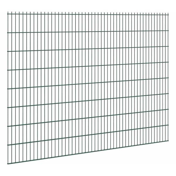 Doppelstabmattenzaun Stärke 8/6/8 Grün 163 x 251 cm