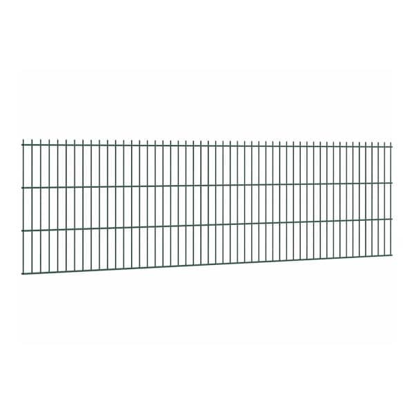 Doppelstabmattenzaun Stärke 8/6/8 Grün 63 x 251 cm