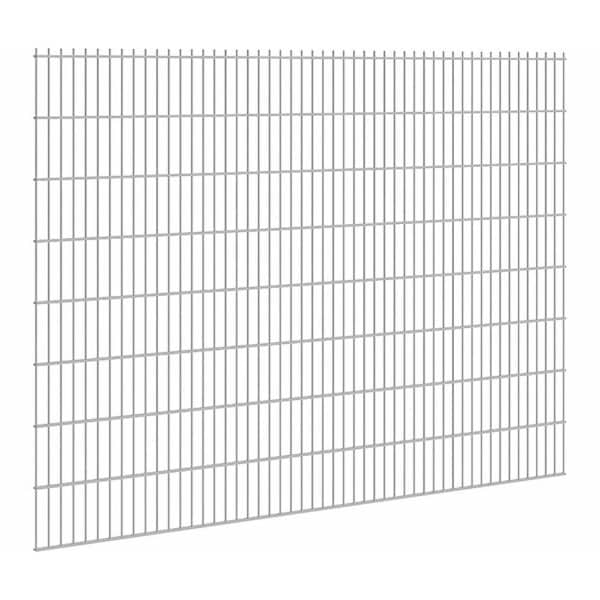 Doppelstabmattenzaun Stärke 8/6/8 Verzinkt 163 x 251 cm
