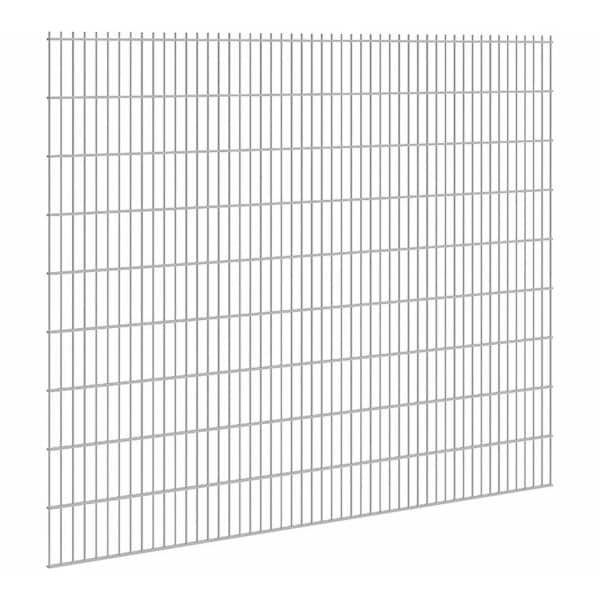 Doppelstabmattenzaun Stärke 8/6/8 Verzinkt 183 x 251 cm