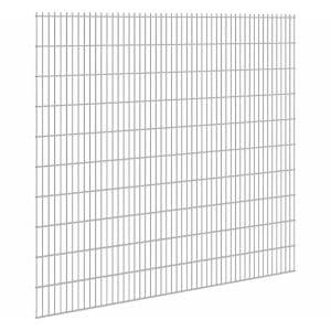 Doppelstabmattenzaun Stärke 8/6/8 Verzinkt 203 x 251 cm