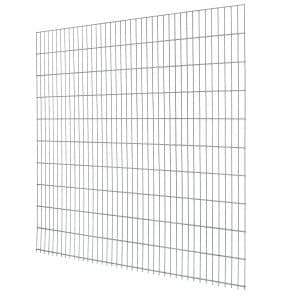 Doppelstabmattenzaun Verzinkt 203 cm x 201 cm