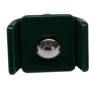 Doppelstabzaun ECO Verbinder Moosgrün