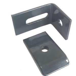 Doppelstabzaun ECO Wandverbinder Anthrazit