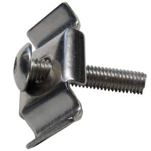 Doppelstabzaun Schmetterlingshalter Zink