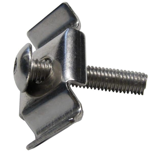 Doppelstabzaun Schmetterlingshalter Zink