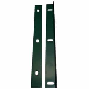 Doppelstabzaun Zaunanschluß Leiste Moosgrün 120 cm