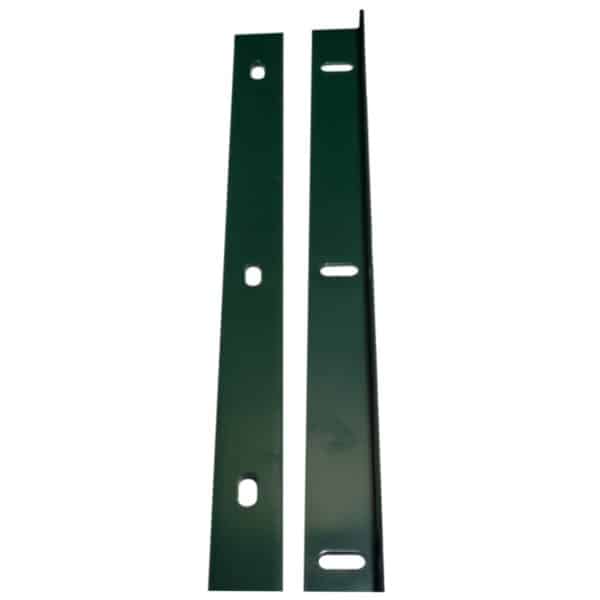 Doppelstabzaun Zaunanschluß Leiste Moosgrün 140 cm
