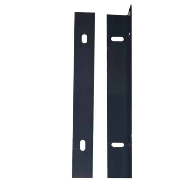 Doppelstabzaun Zaunanschluß Leiste Zink 140 cm