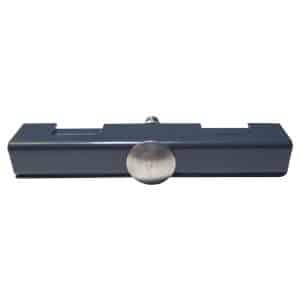 Doppelstabzaun Zaunbauverbinder Anthrazit 90 mm