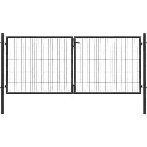 Doppeltor Classic Einstabmattenfüllung Anthrazit 100 x 300 cm