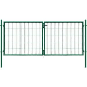Doppeltor Classic Einstabmattenfüllung Grün 75 x 300 cm