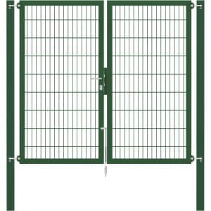 Doppeltor Flexo Plus 200 cm x 180 cm Pfosten 80 cm x 80 cm Grün