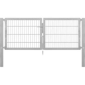 Doppeltor Flexo Plus 200 cm x 80 cm Pfosten 80 cm x 80 cm Feuerverzinkt