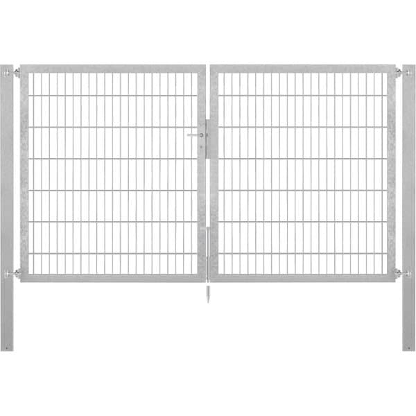 Doppeltor Flexo Plus 250 cm x 140 cm Pfosten 80 cm x 80 cm Feuerverzinkt
