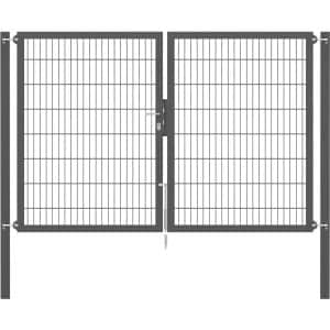 Doppeltor Flexo Plus 250 cm x 160 cm Pfosten 80 cm x 80 cm Anthrazit