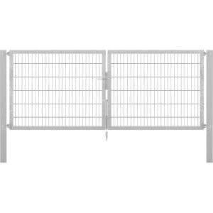 Doppeltor Flexo Plus 300 cm x 120 cm Pfosten 100 cm x 100 cm Feuerverzinkt