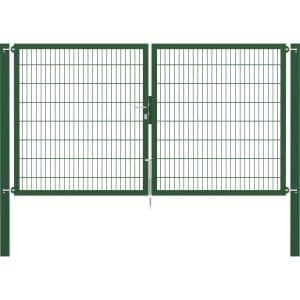 Doppeltor Flexo Plus 300 cm x 160 cm Pfosten 100 cm x 100 cm Grün