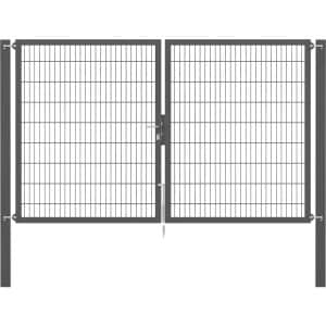 Doppeltor Flexo Plus 300 cm x 180 cm Pfosten 100 cm x 100 cm Anthrazit