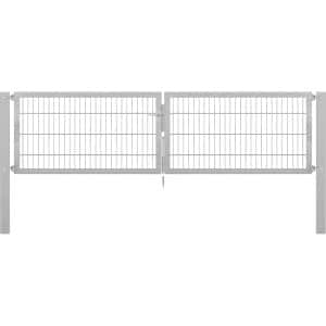 Doppeltor Flexo Plus 300 cm x 80 cm Pfosten 100 cm x 100 cm Feuerverzinkt