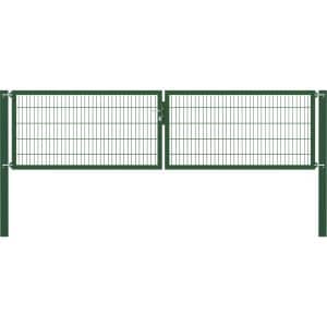 Doppeltor Flexo Plus 400 cm x 100 cm Pfosten 100 cm x 100 cm Grün