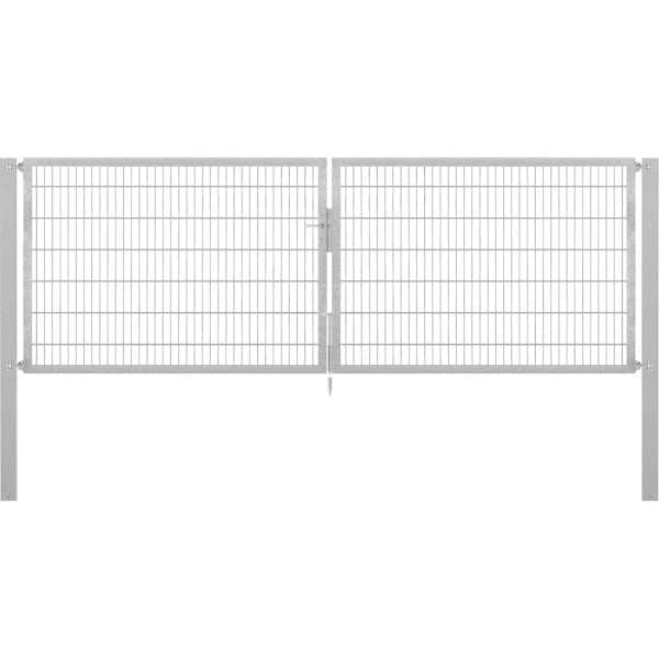 Doppeltor Flexo Plus 400 cm x 140 cm Pfosten 100 cm x 100 cm Feuerverzinkt