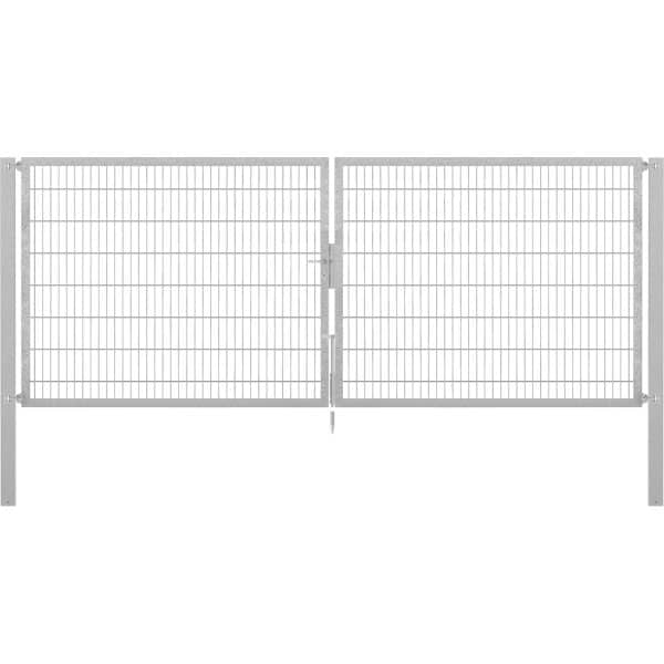Doppeltor Flexo Plus 400 cm x 180 cm Pfosten 100 cm x 100 cm Feuerverzinkt
