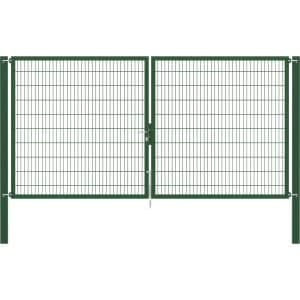 Doppeltor Flexo Plus 400 cm x 200 cm Pfosten 100 cm x 100 cm Grün