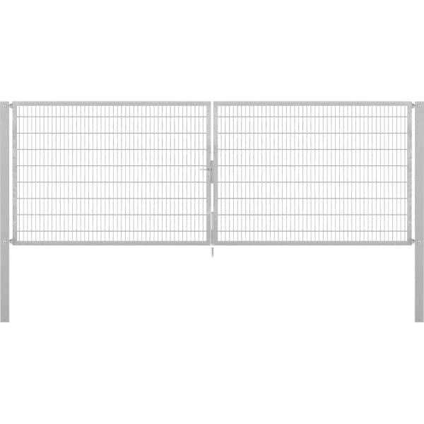 Doppeltor Flexo Plus 500 cm x 180 cm Pfosten 100 cm x 100 cm Feuerverzinkt