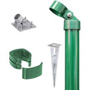 Eck-Set für Zaun Alberts Fix-Clip Pro Grün 102 cm Hoch zum Aufschrauben