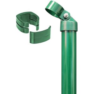 Eck-Set für Zaun Alberts Fix-Clip Pro Grün 153 cm Hoch zum Einbetonieren