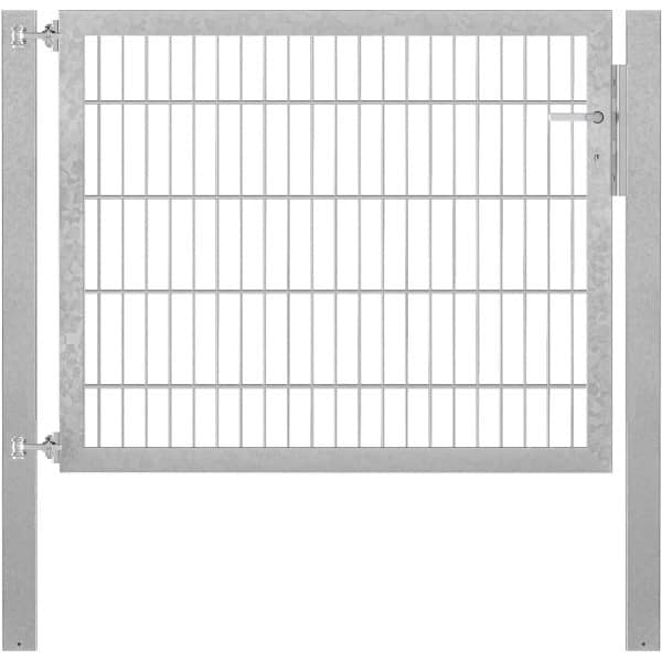 Einzeltor Flexo Plus 125 cm x 100 cm Pfosten 80 cm x 80 cm Feuerverzinkt