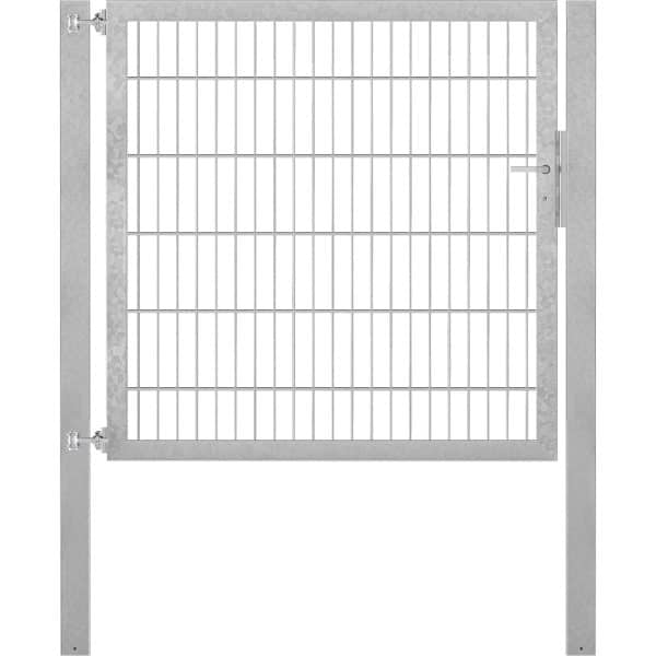 Einzeltor Flexo Plus 125 cm x 120 cm Pfosten 80 cm x 80 cm Feuerverzinkt
