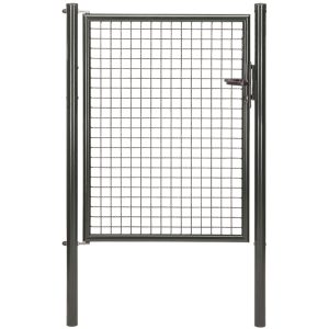 Einzeltor für Maschendraht- u. Fix-Clip Pro-Zaun Anthrazit-Met. 125 x 100 cm