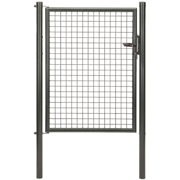 Einzeltor für Maschendraht- u. Fix-Clip Pro-Zaun Anthrazit-Met. 125 x 100 cm