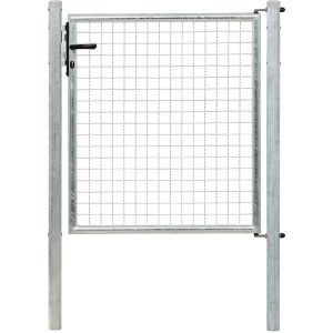 Einzeltor für Maschendraht- u. Fix-Clip Pro-Zaun Feuerverzinkt 100 x 100 cm