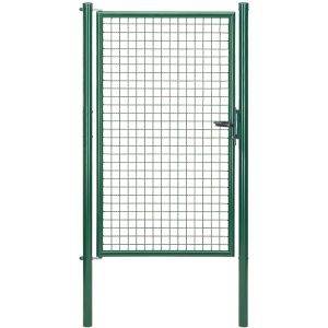 Einzeltor für Maschendraht- und Alberts Fix-Clip Pro-Zaun Grün 175 cm x 100 cm