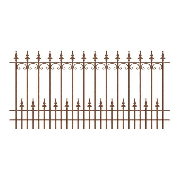 Eleo Zaun Lucca Unbeschichtet 96 cm