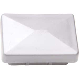 Ersatz-Pfostenkappen Kunststoff 60 x 40 mm Silber