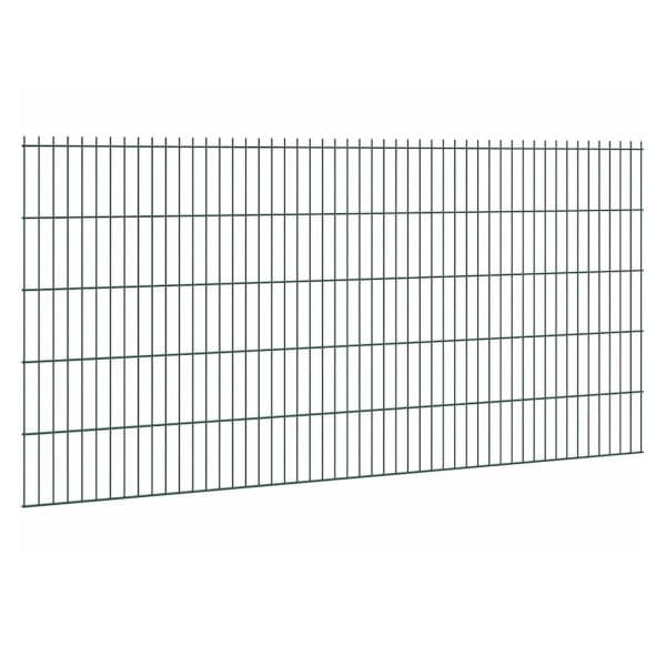 Floraworld Doppelstabmattenzaun Stärke 6/5/6 Grün 103 cm x 251 cm